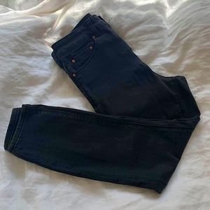 ASOS PETITE HIGH WAIST DENIM PANTS